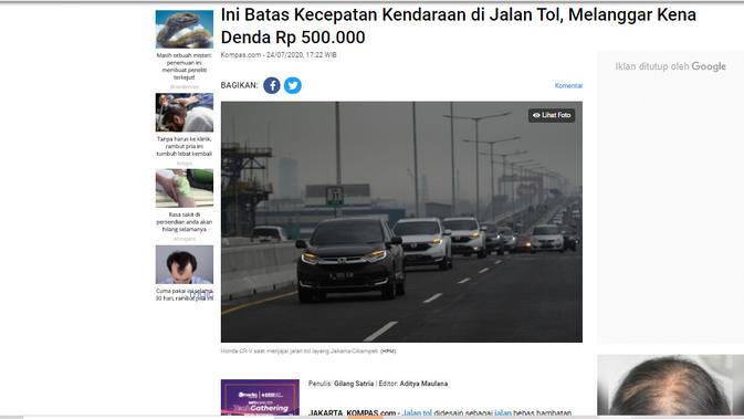 Cek Fakta Liputan6.com menelusuri klaim foto Anies bersepeda lepas tangan di jalan tol