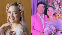 Joanna Alexandra Tampil Romantis di Hari Pernikahan, Kenakan Gaun Pink Rancangan Dua Desainer Lokal