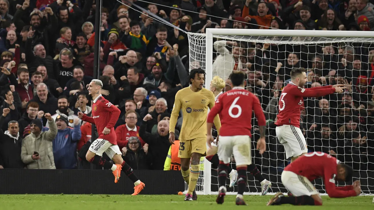 Antony menjadi penentu kemenangan MU atas Barcelona di Liga Europa