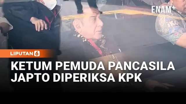 Momen Ketum Pemuda Pancasila Japto Soerjosoemarno Datangi KPK, Diperiksa Kasus Korupsi