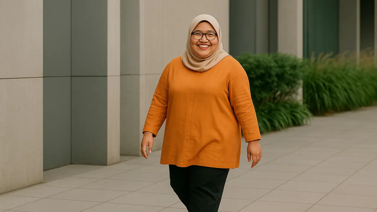 Tips Memilih Tunik untuk Orang Pendek dan Gemuk/via AI