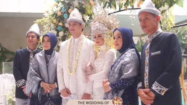 7 Potret Akad Nikah Dinda Hauw dan Rey Mbayang, Bernuansa Adat Palembang