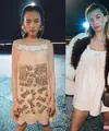 Miu Miu menggandeng Hailey Bieber untuk kampanye Fall/Winter 2026, memadukan nuansa 70-an dan awal 2000-an dalam visual sinematik dengan detail feminin. (Miu Miu)