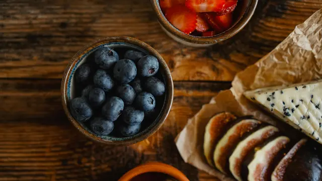 resep cheesecake blueberry