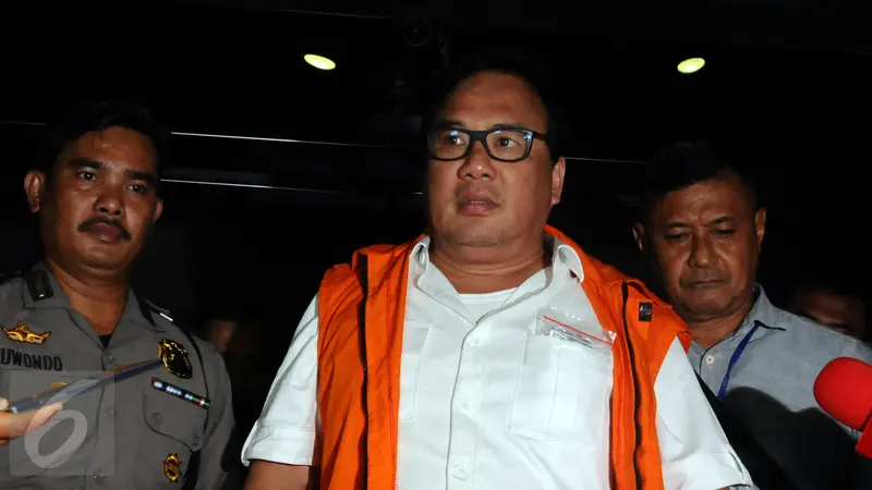 20170127-Diduga Menyuap Hakim MK Patrialis Akbar, Basuki Ditahan KPK-Jakarta