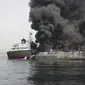 Kapal Jepang meledak (New York Post)