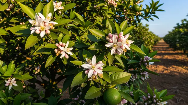 Pohon Buah Berbunga Indah/Gemini AI