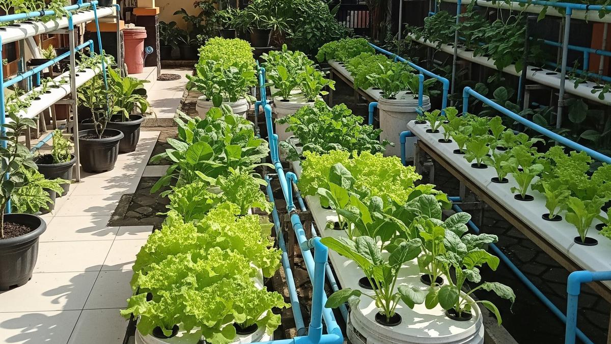 9 Desain Kebun Sayur Hidroponik Ember Sederhana Modal Kecil, Solusi Lahan Terbatas