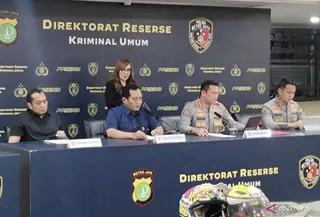 Polisi Ringkus Komplotan Pencuri Kabel Grounding SPBU Shell. (Antara)