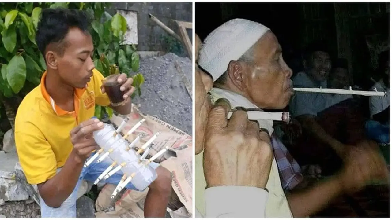 6 Aksi Nyeleneh Cara Orang Merokok Ini Bikin Tepuk Jidat