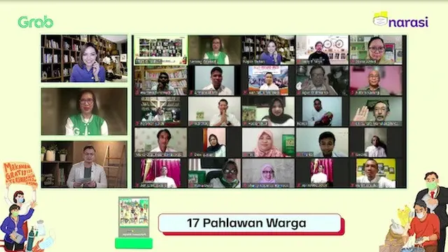 Grab Berikan Apresiasi Rp 170 Juta Untuk 17 Pahlawan Warga Pilihan Netizen