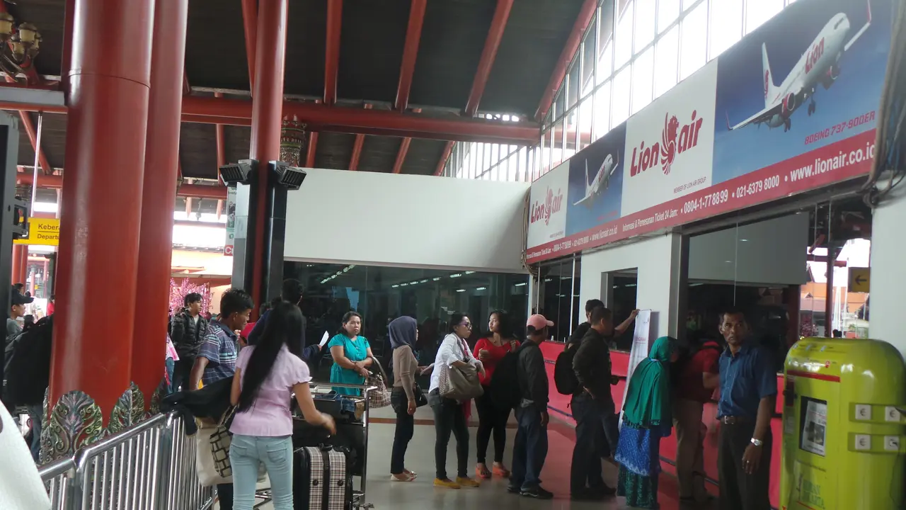 Loket Lion Air di Terminal 1B Bandara Soekarno-Hatta