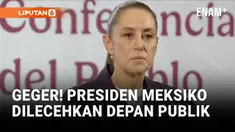 Sebuah video viral memperlihatkan momen tidak pantas ketika seorang pria mabuk tampak melecehkan Presiden Meksiko Claudia Sheinbaum saat ia berjalan dari Istana Nasional menuju Kementerian Pendidikan.