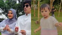 Penampilan Ameena anak Aurel Hermansyah saat gender reveal, credit: @erichalamin