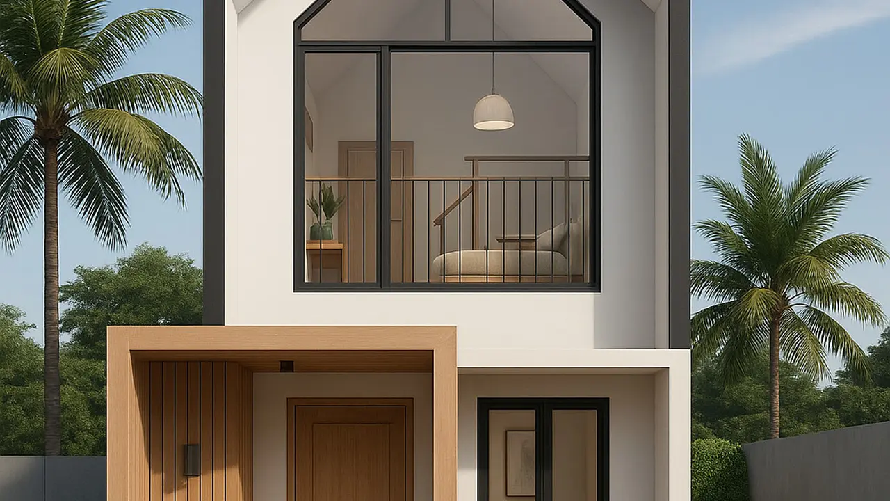Gambar Desain Rumah Type 21 dengan Mezzanine, Solusi Cerdas untuk Ruang Terbatas