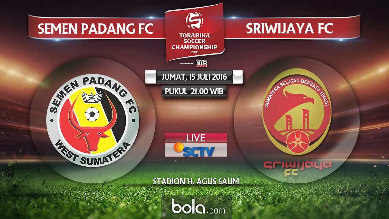 Semen Padang FC Vs Sriwijaya FC (Bola.com/Adreanus Titus)
