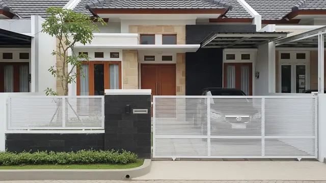 9 Desain Pagar Rumah Minimalis yang Membuat Fasad Tampak Lebih Mahal dan Berkelas