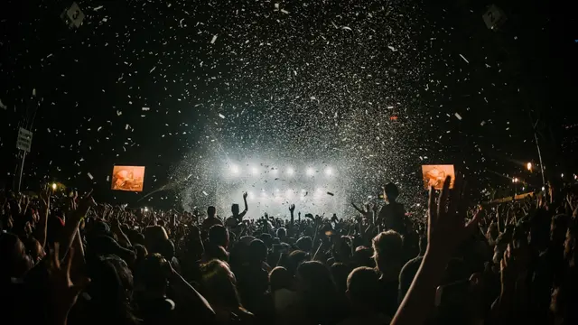 Ilustrasi konser, musik