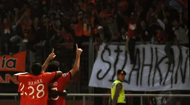 Persija Jakarta sukses membekuk Barito Putera 3-1 di laga lanjutan Indonesia Super League di Stadion GBK, (5/9/2014). (Liputan6.com/Helmi Fithriansyah)