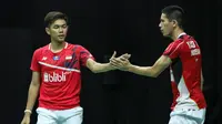 Fajar Alfian/Yeremia Erich Yoche Yacob Rambitan bermain di PBSI Home Tournament, Rabu (24/6/2020). (PBSI)