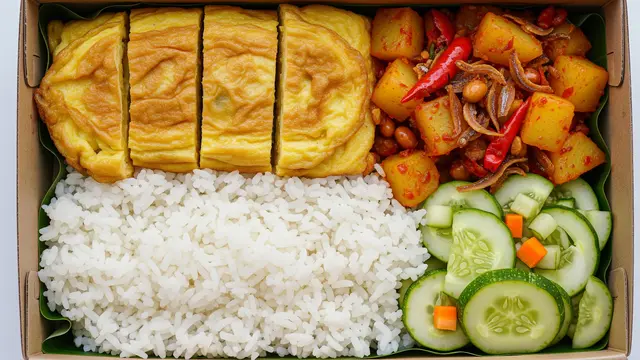 Ide Bekal Nasi Kotak Lauk Telur Dadar