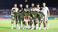 Timnas Indonesia U-23 saat menghadapi Korea Selatan dalam laga terakhir Kualifikasi Piala Asia U-23 2026 di Stadion Gelora Delta, Sidoarjo, Selasa (9/9/2025). (Bola.com/Abdul Aziz)