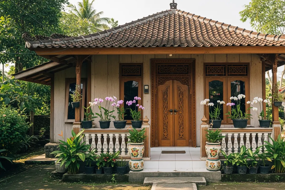 Rumah Kecil Sederhana Tapi Mewah di Kampung