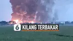 Hingga Senin (29/3) pagi kobaran api di kilang minyak Pertamina Balongan masih terlihat besar. Ada kekhawatiran api akan merambat ke rumah warga.