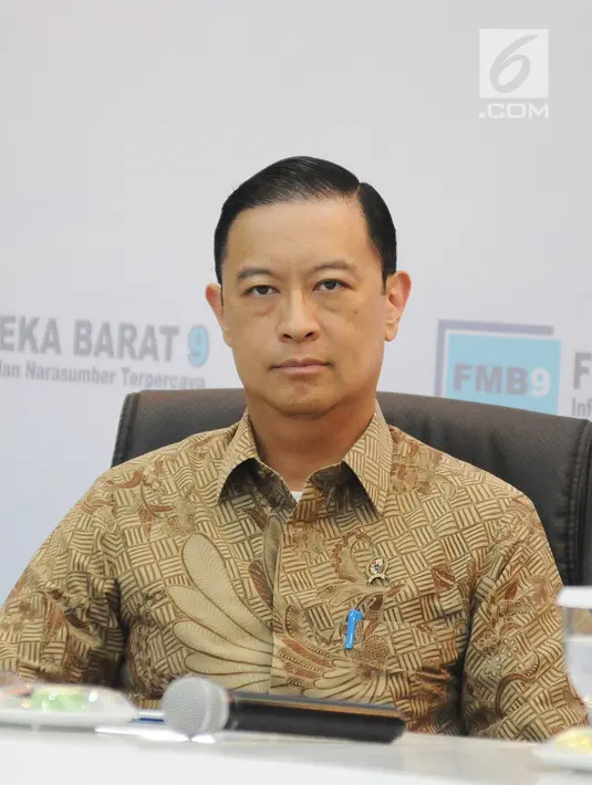 Kepala BKPM Thomas Lembong saat diskusi FMB 9 bertajuk 'Investasi Unicorn untuk Siapa?', Jakarta, Selasa (26/2). Sejalan dengan hal tersebut pemerintah juga berusaha untuk menarik dan memfasilitasi para investor. (Liputan6.com/Herman Zakharia)