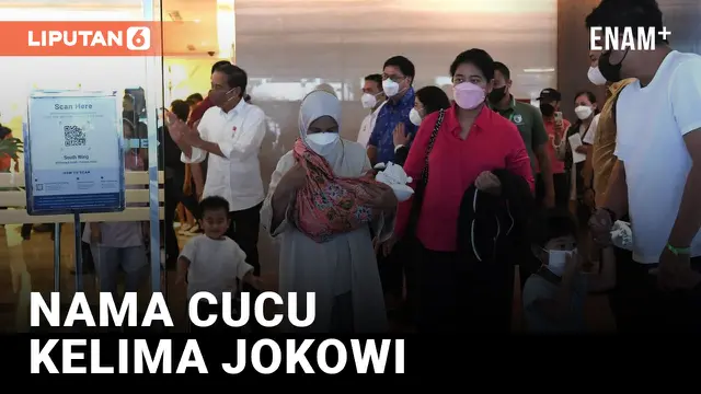 Nama cucu kelima Jokowi