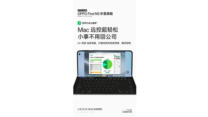 <p>Oppo Find N5 Bawa Fitur Eksklusif, Bisa Sinkron dengan MacOS Secara Langsung! (Doc: Weibo)</p>
