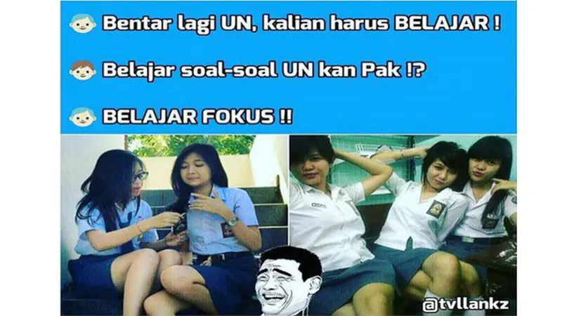 6 Meme Kocak Meriahkan Ujian Nasional yang Bikin Sakit Perut