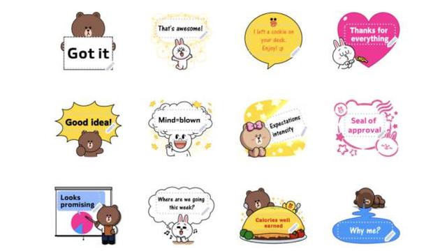 Line Luncurkan Fitur Stiker Pesan