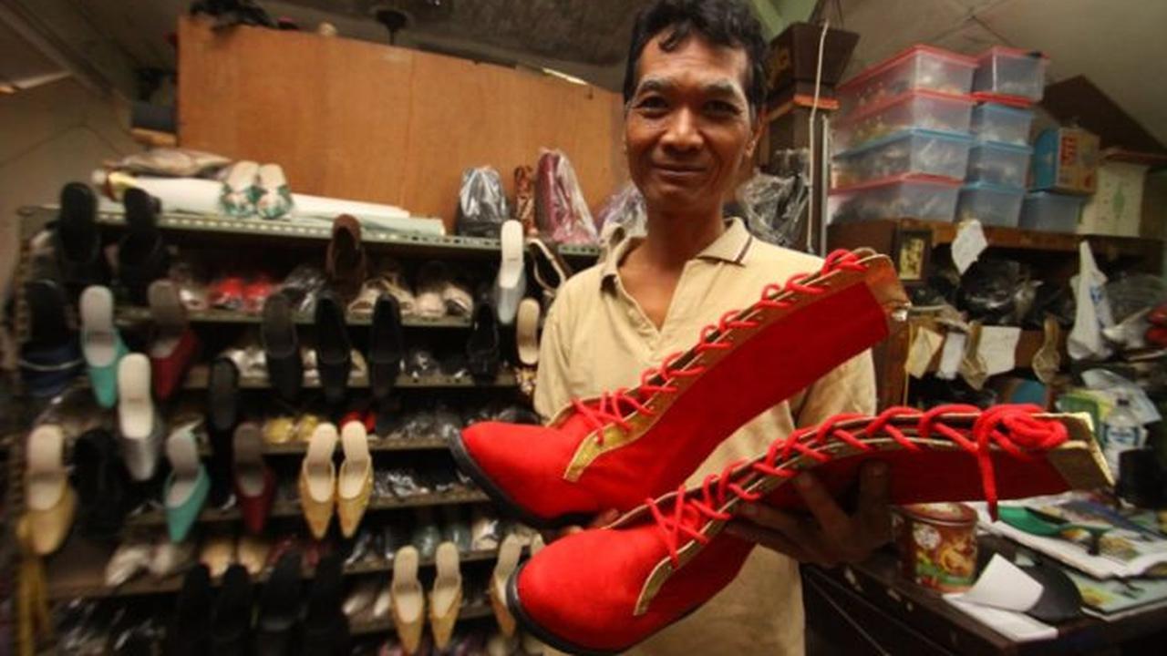 Ilustrasi pengusaha alas kaki. (Liputan6.com Dhita)