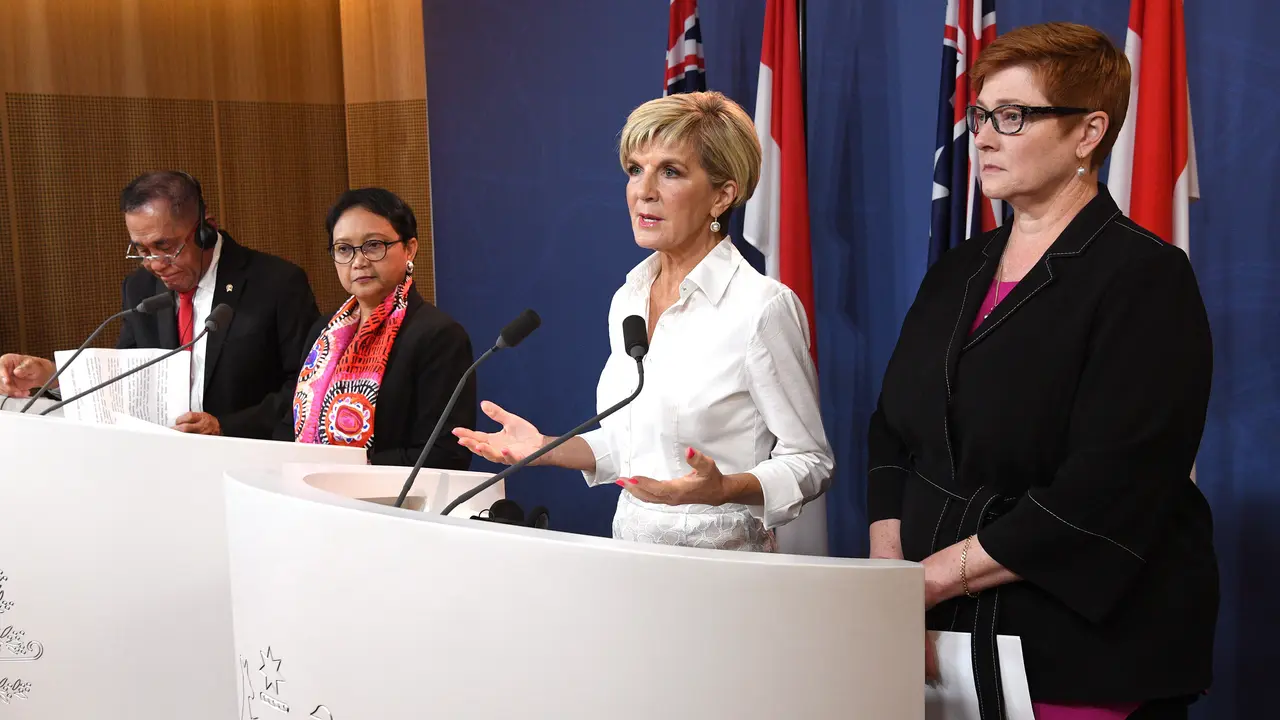 Bincang Hangat Menteri Jokowi dengan Dua Menteri Australia