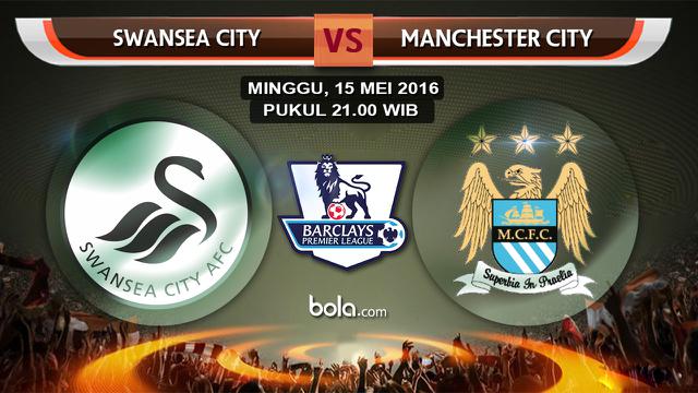 Swansea City vs Manchester City (bola.com/Rudi Riana)