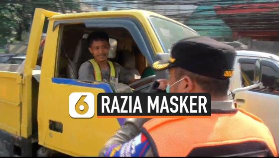 VIDEO: Tidak Memakai Masker, Sopir Truk Berusaha Kabur