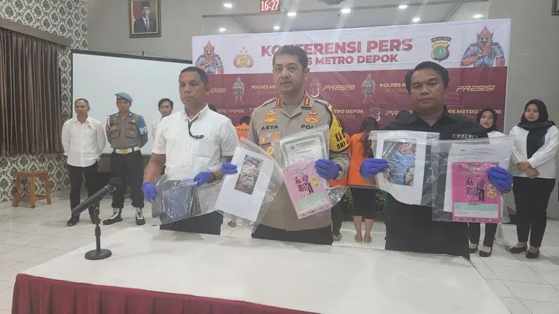 Polres Depok Bongkar Sindikat Perdagangan Orang ke Bali