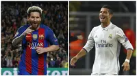 Kisah Lionel Messi dan Cristiano Ronaldo, para kolektor gol terbanyak Liga Champions. (AFP)