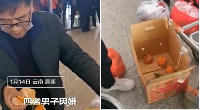 Makan 30Kg jeruk di bandara sebelum naik ke pesawat