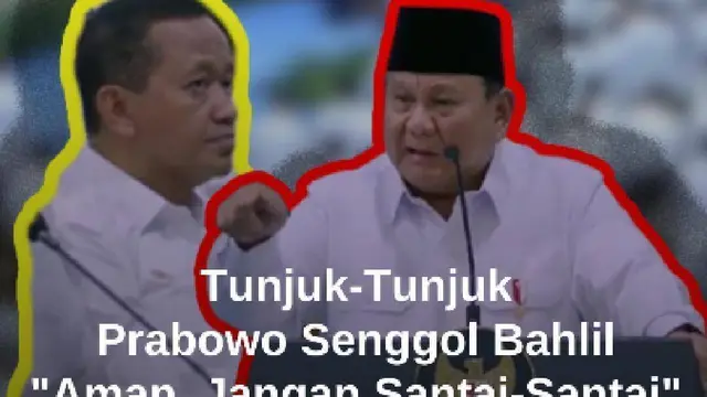 Prabowo Tunjuk-Tunjuk Senggol Bahlil Soal Stok BBM Indonesia: Aman Tapi Jangan Santai-Santai!