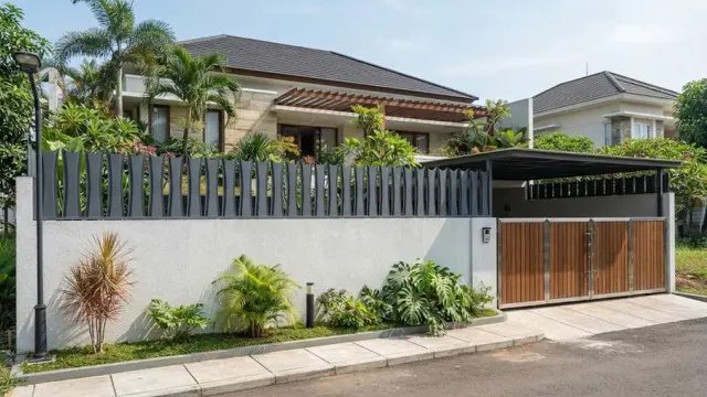 Pagar Anti Panjat yang Tetap Cantik