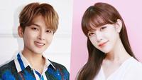 Ryeowok Super Junior dan Ari eks TAHITI dikabarkan pacaran. (Foto: Soompi)