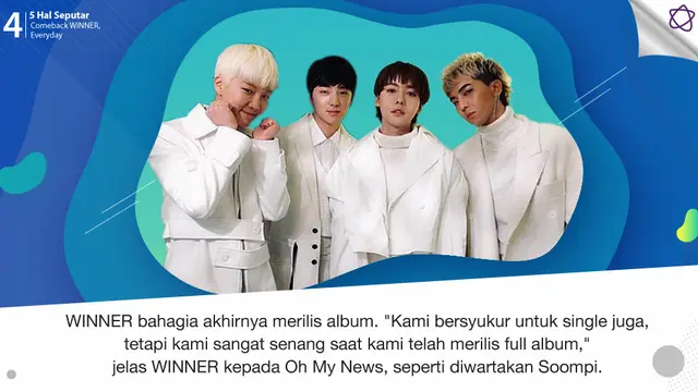 [Bintang] 5 Hal Seputar Comeback WINNER, Everyday