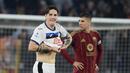 Atalanta kembali menunjukkan kekuatan mereka dengan mengalahkan AS Roma dua gol tanpa balas di Stadio Olimpico dalam laga Serie A, Selasa (3/12/2024) dini hari WIB. (AFP/Filippo Monteforte)
