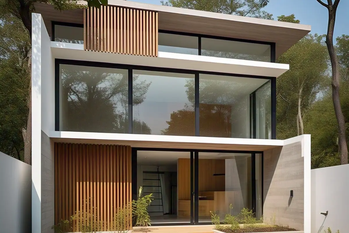 Desain Rumah Minimalis 6x12 Tampak Depan Scandinavian