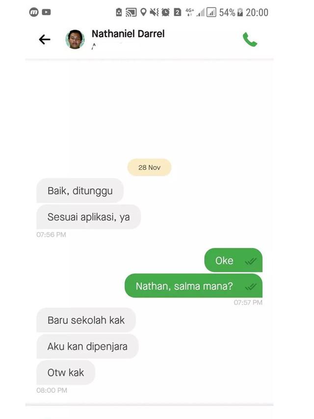 8 Chat Driver Ojol dan Calon Penumpang Ini Penuh Drama, Kocak Banget