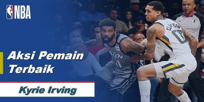 VIDEO: Kyle Irving Sukses Cetak 32 Poin Namun Gagal Bawa Brooklyn Nets Menang Atas Utah Jazz