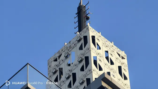 <p>Hasil foto Thamrin Nine Autograph Tower menggunakan Huawei Pura 80 Pro. (Liputan6.com/Anka Fergy Agustian)</p>