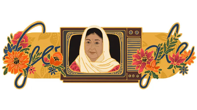Aminah Cendrakasih, Mak Nyak di Si Doel Anak Sekolahan Tampil di Google Doodle